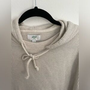 AERIE WAFFLE KNIT HOODIE
